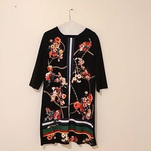 Zara pattern midi dress